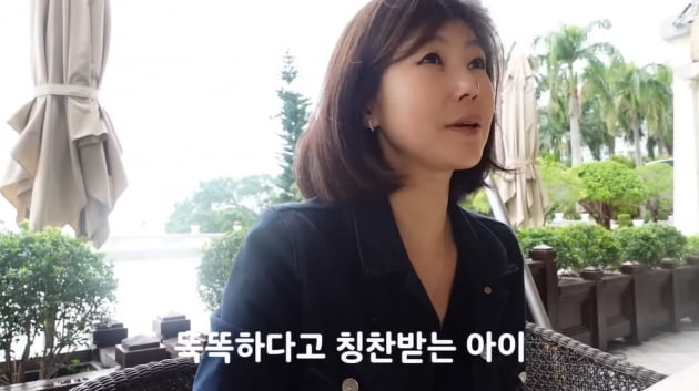 '홍콩댁' 강수정, 국제학교 다니는 子 자랑 "머리 좋아…여자애 옆에 앉혀"
