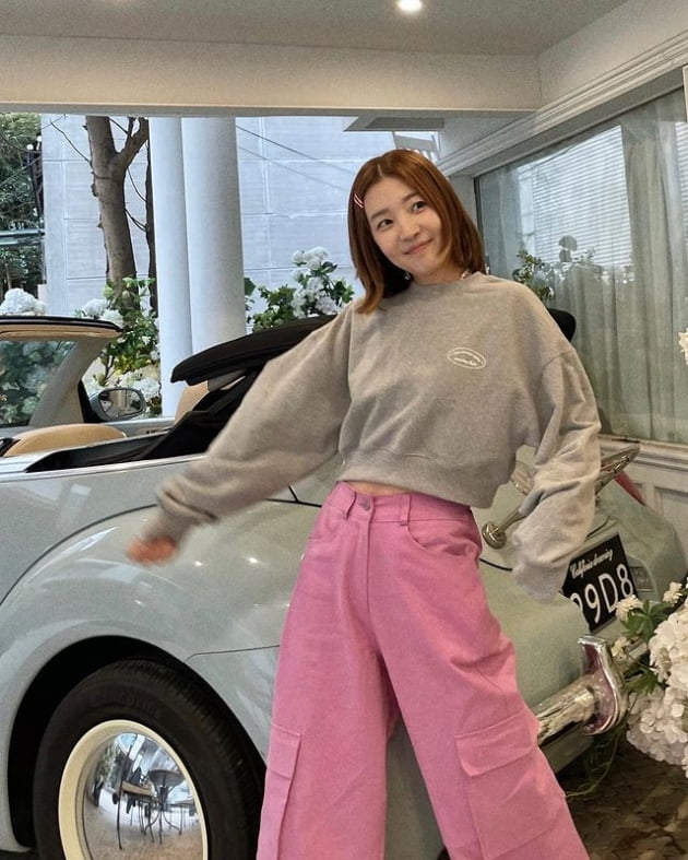 '임성빈♥' 신다은, 투스텝으로 압구정 뛰어다녔다…육아 해방 "신난다은"