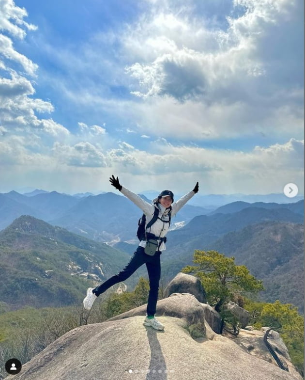 이시영,발바닥의 식은땀 나며 등반 한 곳은?..등산하기 딱 좋은 날씨네