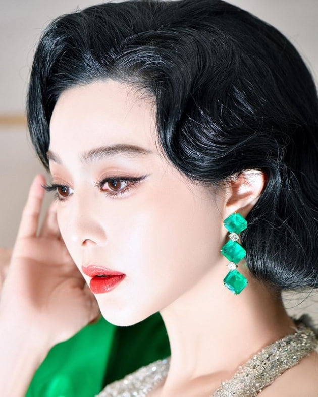 '탈세 논란' 판빙빙, 美 아카데미 시상식 떴다…드레스 보다 화려한 미모