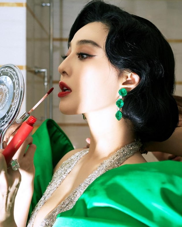 '탈세 논란' 판빙빙, 美 아카데미 시상식 떴다…드레스 보다 화려한 미모