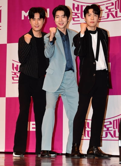 [TEN 포토] 신성-손태진-에녹 '명곡을 기대하세요'
