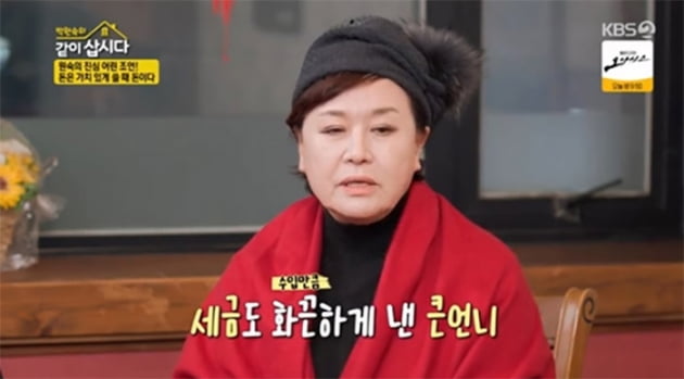 [종합] 박원숙, "작년 세금만 몇 억" 절친에 6천만원 빌린 사연('같이 삽시다')