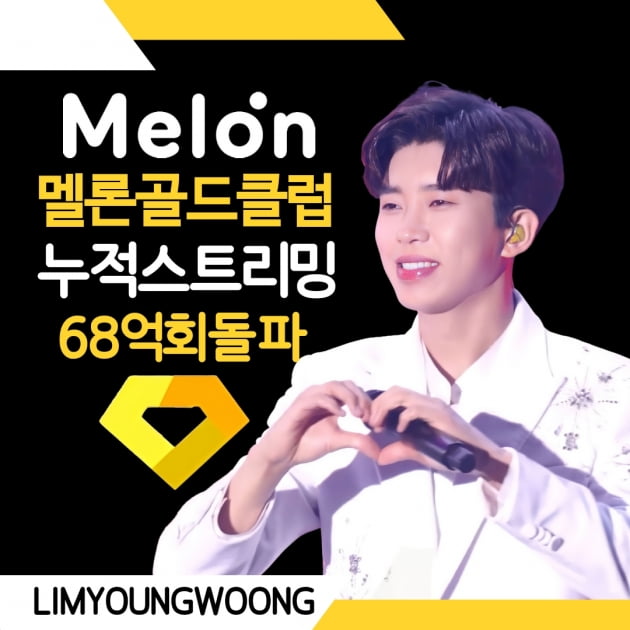 임영웅, 멜론 내 발매 음원 누적 스트리밍 68억회 돌파