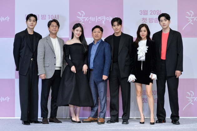 '꽃선비 열애사' 정건주, 오만석, 신예은, 김정민PD, 려운, 한채아, 강훈. / 사진제공=SBS