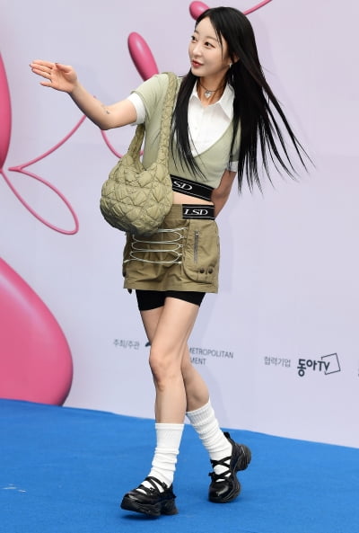 [TEN 포토] EXID 혜린 '귀여운 손'