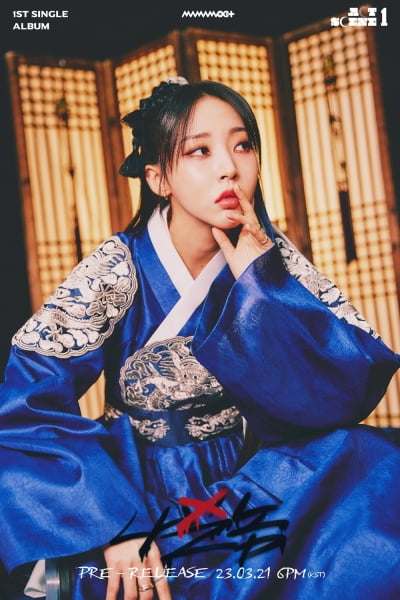문별, 팬 취향 제대로 저격한 곤룡포 자태