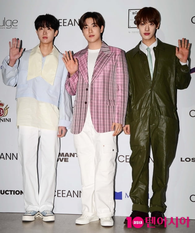 [TEN 포토] 골든차일드 태그-지범-동현 '서울패션위크 나들이'