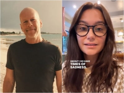 브루스 윌리스 치매 진단 후 첫 생일…♥아내, "칼로 심장 찌르는 슬픔" [TEN할리우드]