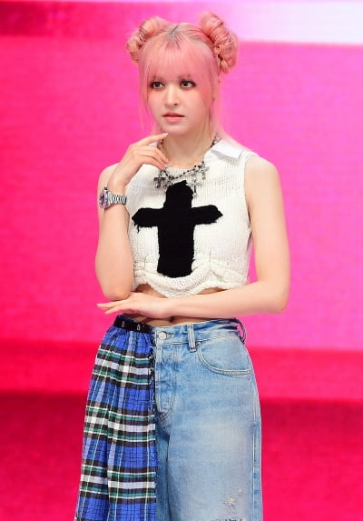 [TEN 포토] 엔믹스 릴리 '깜찍한 뿌까머리'
