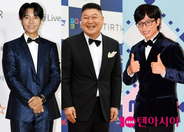 이승기, 강호동, 유재석./사진=텐아시아DB