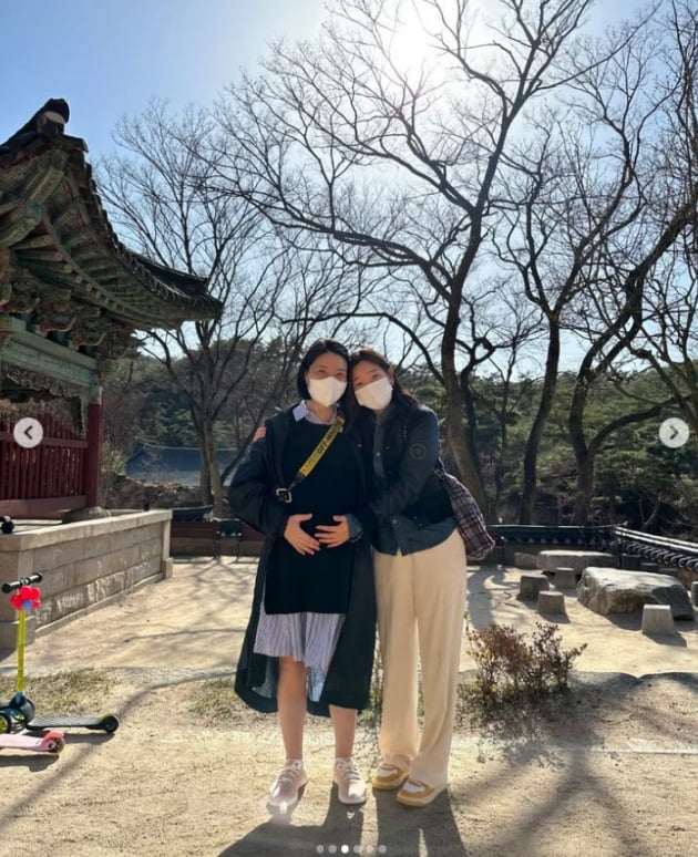 안영미, 박소담과 달달한 투샷... 임산부 언니 콧바람 감동
