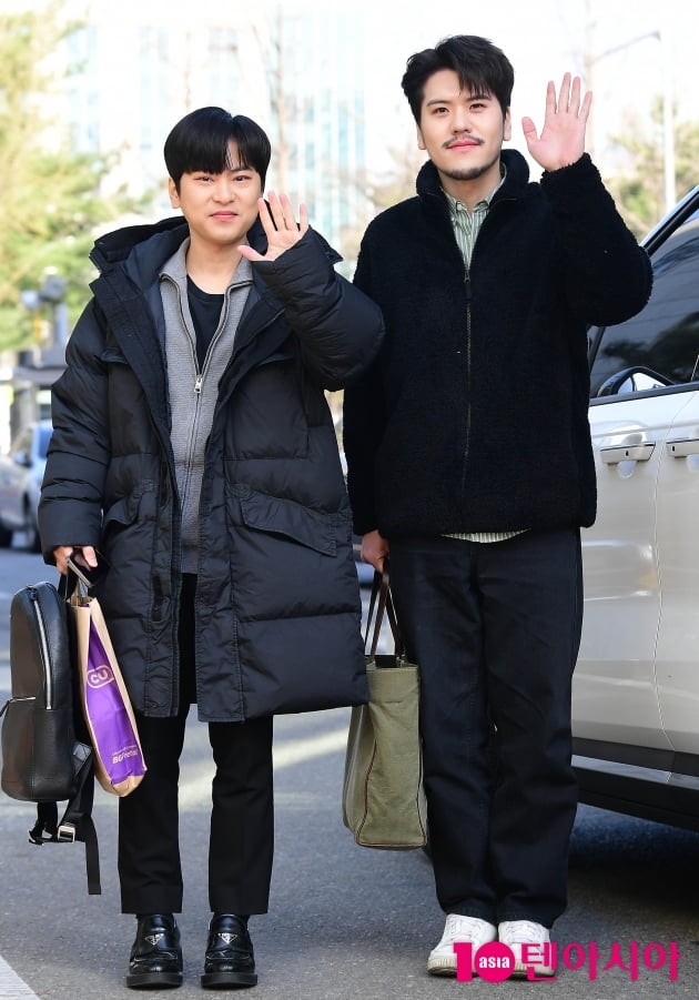 [TEN 포토] 라포엠 박기훈-정민성 '반가워요~'