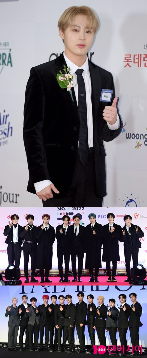 하성운, 스트레이 키즈, 세븐틴 /사진=텐아시아 DB