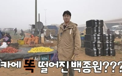 '백사장' 백종원, 자본금 300만원으로 아프리카 노점 개점…"에라 모르겠다"