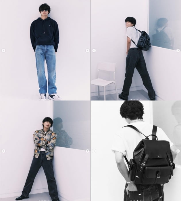 방탄소년단 뷔, 여심저격 소년美...흑백사진에도 잘생김