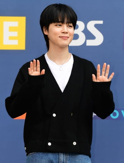[TEN 포토] BTS 지민 '반가워요'