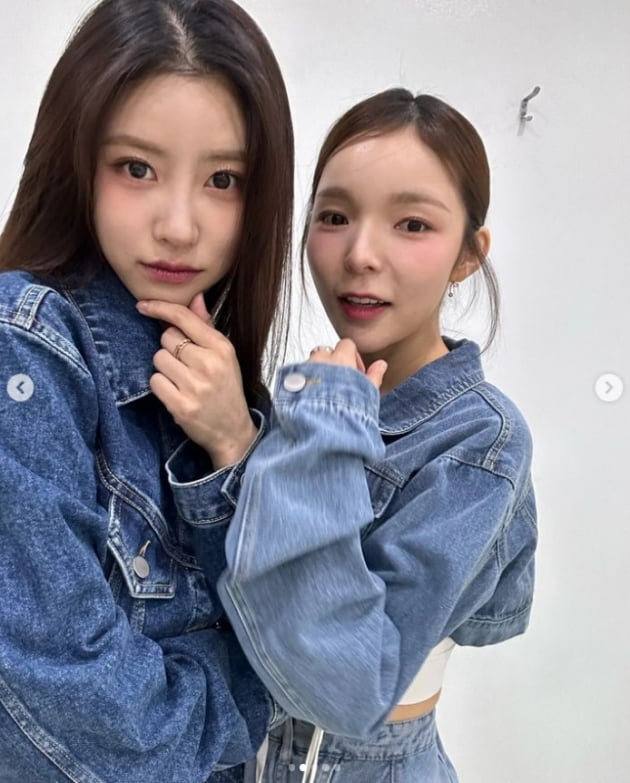 이미주, '주주 시크릿' 박진주와 함께 상큼하게..이쁜애 옆에 또 이쁜애