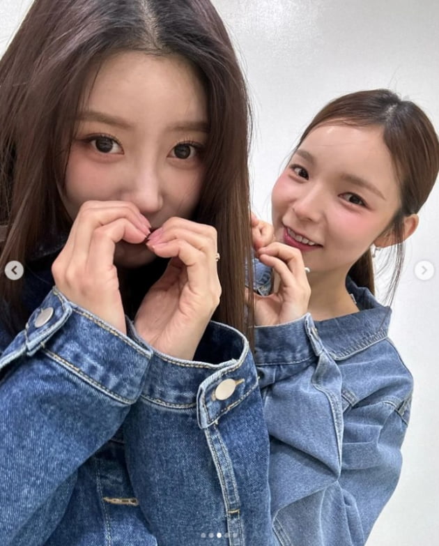 이미주, '주주 시크릿' 박진주와 함께 상큼하게..이쁜애 옆에 또 이쁜애