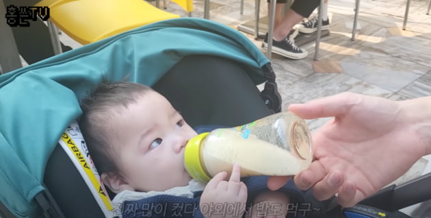 놀이공원서 분유 먹는 똥별이♥수유실부터 찾는 제이쓴…홍현희 다 가졌네('홍쓴')