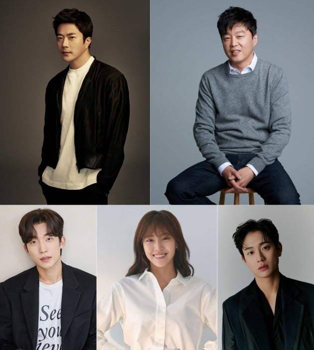 배우 권상우(왼쪽 위부터 차례로), 김희원, 이상이, 배다빈, 신현승. / 사진제공=수컴퍼니, 제이씨이엔티, 피엘케이굿프렌즈, SM C&C, 어니스트엔터