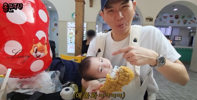 '홍현희子' 똥별이, 키 180cm은 문제 없겠어…이영자 pick 받을만한 먹성('홍쓴')