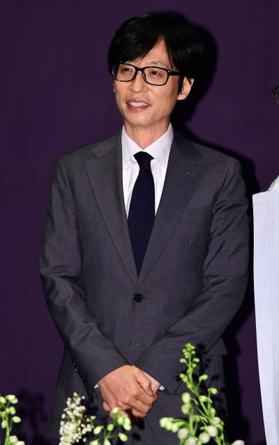 [TEN 포토] 유재석 '이승기&이다인 결혼식 사회자'