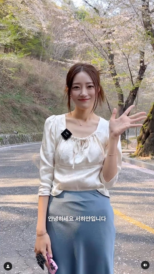 '임창정♥' 서하얀은 한풀이했지만 광고주는 한숨 쉬겠네…벚꽃 다 졌는데 벚꽃 명소 소개