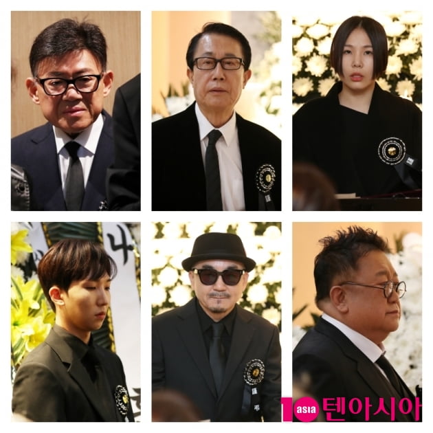[TEN 포토] 故 현미, 마지막 가는길을 함께하는 선후배들