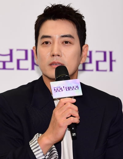 [TEN 포토] 주상욱 "♥차예련과 연애법칙은...평범해서 결혼까지"