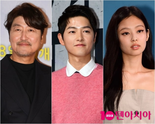 배우 송강호-송중기-제니/사진 = 텐아시아 사진DB