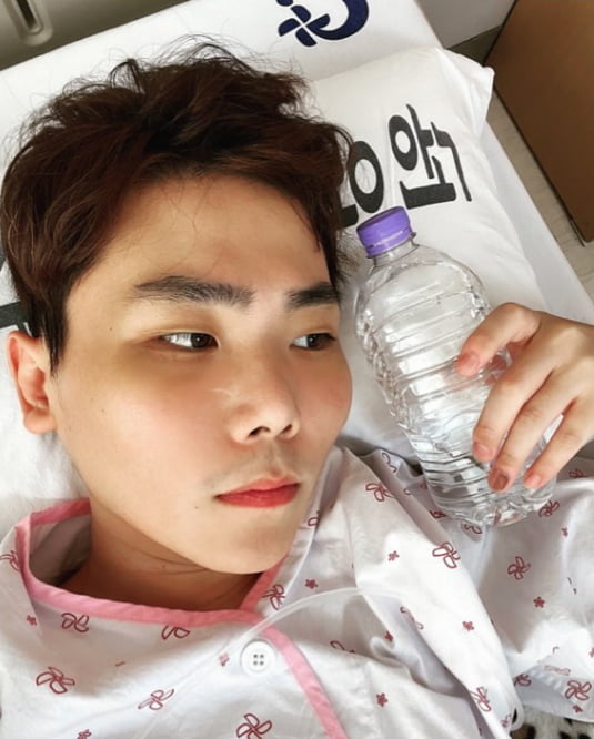 '괴사성췌장염' 송필근, 30kg 빠져 수척해진 얼굴…♥연하 은행원 걱정되겠어