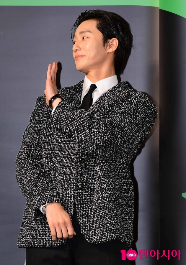 [TEN 포토] 박서준 '모든 팬들에게 깨알인사'