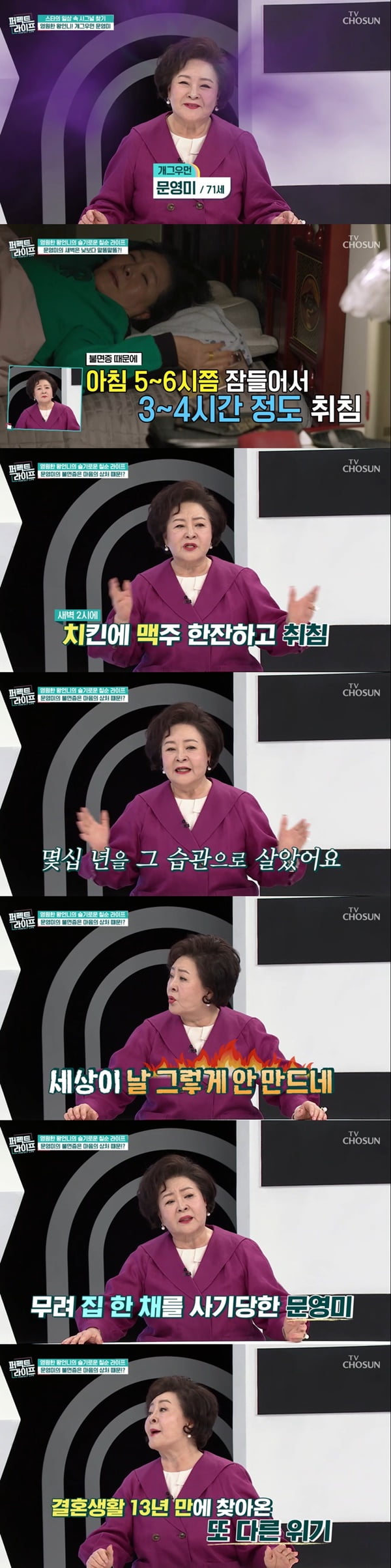 /사진=TV조선 '퍼펙트 라이프' 방송 화면 캡처