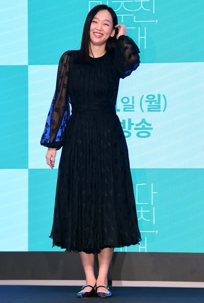 [TEN 포토] 진기주 '제작발표회는 즐거워'