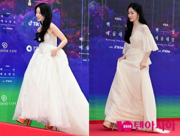 [TEN 포토+] "나 상 받았어 연진아" 송혜교-임지연 '더글로리 여신들'