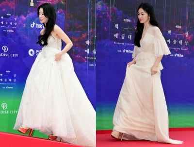 [TEN 포토+] "나 상 받았어 연진아" 송혜교-임지연 '더글로리 여신들'