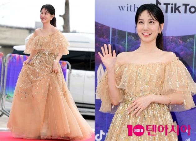 [TEN 포토+] '대상' 박은빈 '미소가 아름다운 우영우...어릴적 꿈 이뤘다'