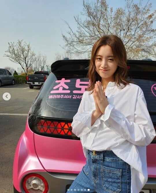 '신민철♥' 우혜림, 생애 첫 차 뽑았다…"초보 운전"