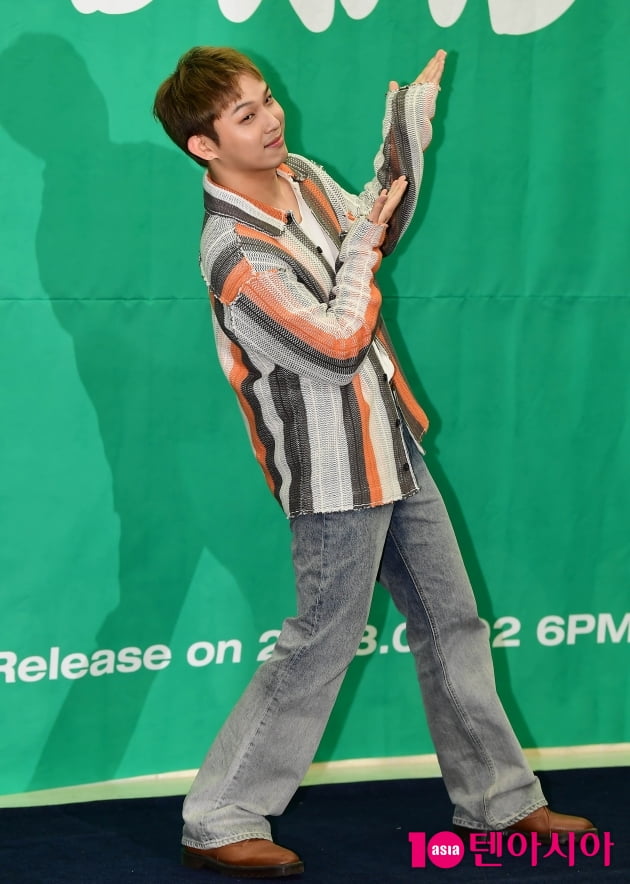[TEN 포토] 비투비 임현식 '새앨범 기대해주세요'