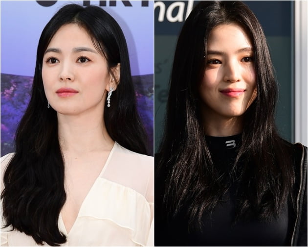 배우 송혜교-한소희/사진 = 텐아시아
