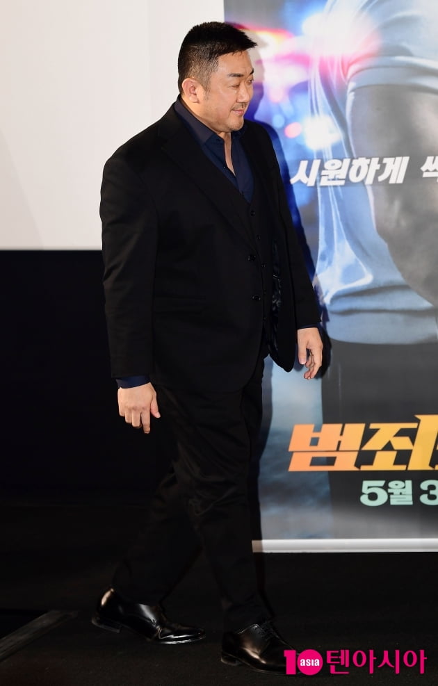 [TEN 포토] 마동석 "범죄도시3로 돌아온 마석도"