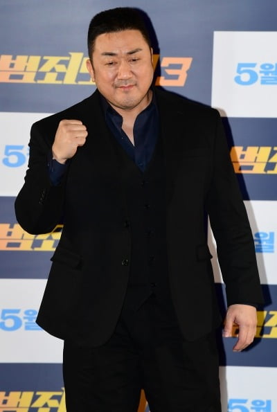 [TEN 포토] 마동석 '다시 돌아온 괴물형사'