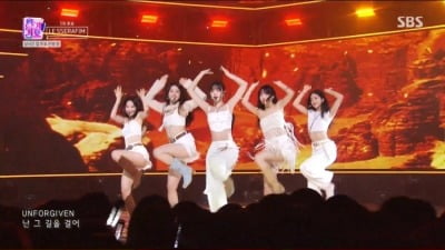 르세라핌, '인기가요' 1위…데뷔 1년 만에 음악방송 그랜드 슬램 달성