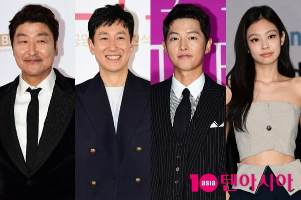송강호, 이선균, 송중기, 블랙핑크 제니 /사진=텐아시아 DB