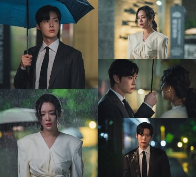 차주영, 본격 흑화…빗속에서 안재현과 애절한 눈빛 교환 ('진짜가 나타났다')