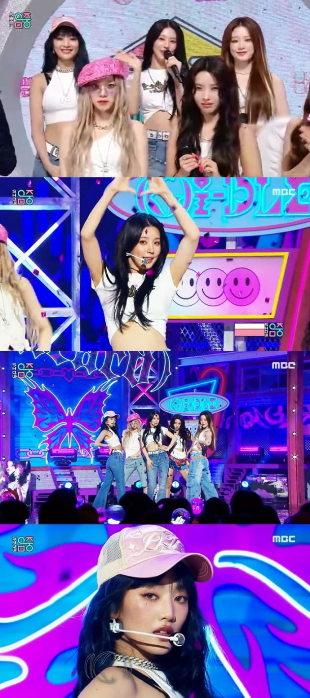 (여자)아이들, 'Y2K 감성' 가득…'퀸카 (Queencard) 컴백 무대('쇼! 음악중심')