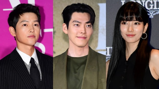 송중기,김우빈, 수지./사진= 텐아시아DB