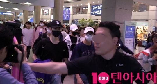 출국 위해 공항 방문한 NCT / 사진=텐아시아DB