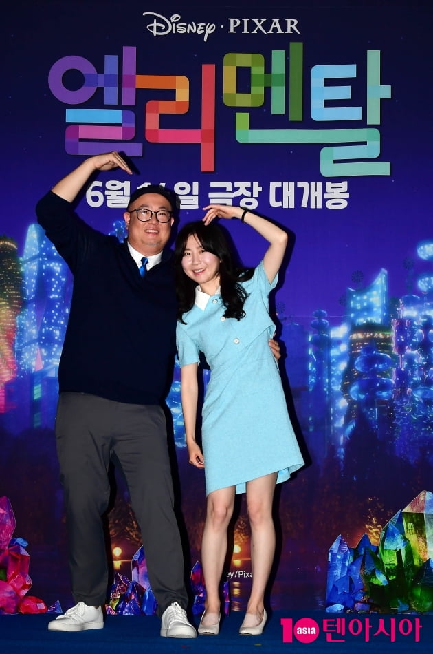 [TEN 포토] 피터 손 감독-이채연 '애니메이션 '엘리멘탈'로 인사드려요'